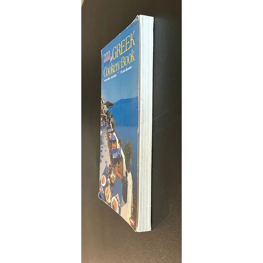 Vintage 222 Recipes The Greek Cookery Book Toubi's 1989 Athens Paperback English
